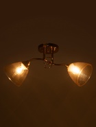 Люстра 13211/2, 2хE27, 40 Вт, золото  (артикул 10975985)  большой выбор товаров оптом и в розницу по низким ценам с доставкой