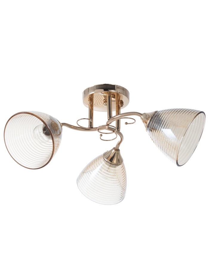 Люстра 13211/3, 3хE27, 40 Вт, золото - Фото 1