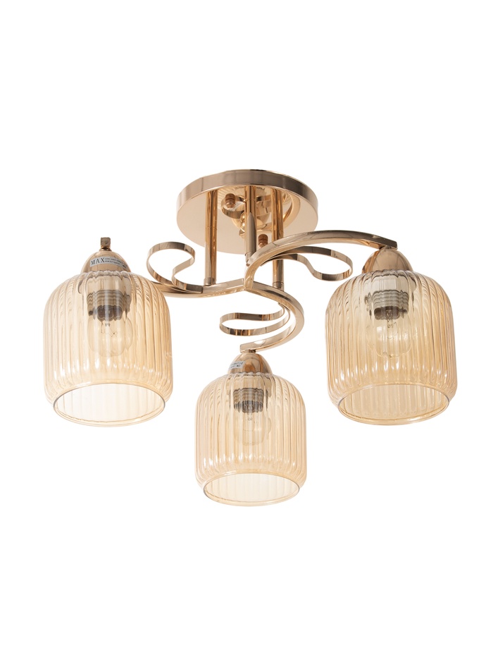 Люстра 20133/3, 3хE27, 60 Вт, золото