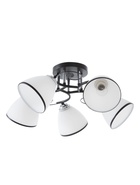 Люстра 20137/5, 5хE27, 60 Вт, чёрный/белый  (артикул 10975989)  большой выбор товаров оптом и в розницу по низким ценам с доставкой