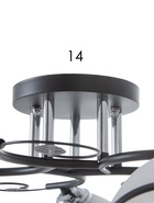 Люстра 20137/5, 5хE27, 60 Вт, чёрный/белый  (артикул 10975989)  большой выбор товаров оптом и в розницу по низким ценам с доставкой