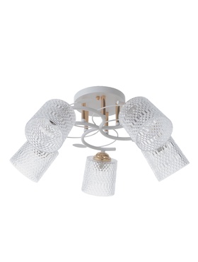 Люстра 20140/5, 3хE27, 60 Вт, белый/золото