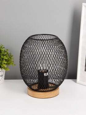 Светильник настольный 21001/1T, 1хE27, 40 Вт, чёрный