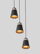 Светильник подвесной 30136/3, 3хE27, 40 Вт, чёрный - фото 68181055