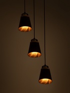 Светильник подвесной 30136/3, 3хE27, 40 Вт, чёрный - фото 68181056