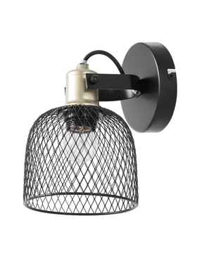 Бра G71158/1w, 1хE27, 40Вт, чёрный