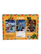 УЦЕНКА Набор пазлов в рамке «Здравствуй, Новый год» 35, 42, 54 детали - Фото 4