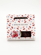 Подарочный набор «Весенний паттерн»: крем-мёд 120 г, травяной чай, полотенце - Фото 10