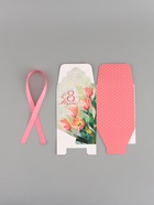 Коробка подарочная складная «С 8 Марта», 12?12?12 см (комплект 3 шт) - фото 68975928