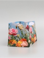 Пакет подарочный с широким дном «Цветы» 20 ? 14 ? 13,2 см (комплект 2 шт) - фото 68181187