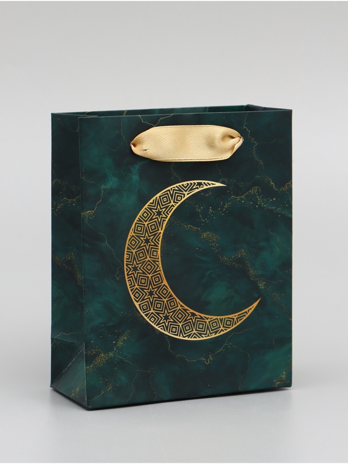 Пакет подарочный, упаковка «Рамадан», S, 12 × 15 × 5,5 см
