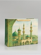 Пакет подарочный, упаковка на Рамадан «Священный праздник», L 31 × 40 × 11.5 см - фото 68181205