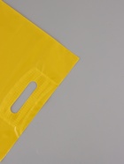 Пакет полиэтиленовый с вырубной ручкой, Желтый 30-40 См, 60 мкм (комплект 50 шт) - фото 68181236