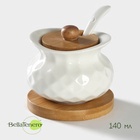 УЦЕНКА Сахарница "Bella Tenero" на подставке с ложкой, 8,2 см Х 8,2 см 10985075