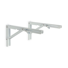 {{photo.Alt || photo.Description || 'УЦЕНКА Кронштейн складной для столов и полок ТУНДРА, 2 шт., длина 300 мм, сталь, цвет белый'}}