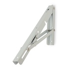 УЦЕНКА Кронштейн складной для столов и полок ТУНДРА, 2 шт., длина 300 мм, сталь, цвет белый - Фото 3