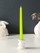 Набор свечей античных, 2,3х 24,5 см, 5 ч, 55 г, 4 штуки, зелёный - фото 68181318