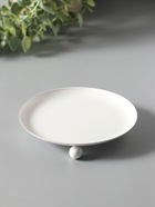 Подсвечник "Чашка на шариках" 14 см, белый - фото 68181422