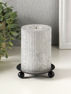 Подсвечник "Чашка на шариках" на 1 свечу, 9 см, черный - фото 68181440