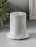 Подсвечник "Чашка" на 1 свечу, 10 см, белый - фото 68181444