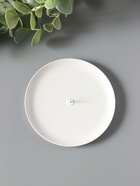 Металлический подсвечник плоский «Чашка», 10 см, белый - Фото 3