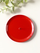 Металлический подсвечник плоский «Чашка» 10 см, красный - Фото 3