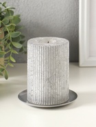 Подсвечник "Чашка" на 1 свечу, 10 см, серебро - фото 68181453