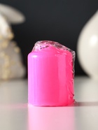 Свеча пеньковая 4х5 см, 7 ч, 47 г, розовый (комплект 3 шт) - фото 68181462