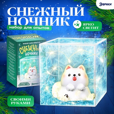 УЦЕНКА ЭВРИКИ, «Снежный ночник своими руками», пёсик