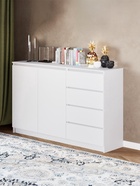 УЦЕНКА Комод Мадера, 1604×404×990, Белый - Фото 1