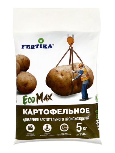 Удобрение растительного происхождения «Картофельное», EcoMax, 5 кг