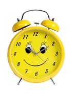 УЦЕНКА Часы - будильник настольные «Смайл», с подвесом, дискретный ход, d=20 см, 30×23 см, 2×АА - Фото 2