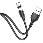 УЦЕНКА Кабель Hoco X52, microUSB - USB, магнитный разъем, только зарядка, 2.4 А, 1 м, чёрный 76869 10985219