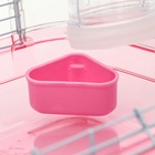 УЦЕНКА Клетка для грызунов с туннелем и наполнением, 32×21×55, см, розовая - Фото 5