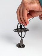 Гироскоп металлический самобалансирующийся на подставке «Маятник - антистресс настольный», чёрный, 7×7×13.2 см  (артикул 10953966)  большой выбор товаров оптом и в розницу по низким ценам с доставкой