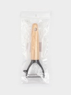 Овощечистка Magistro, 17×7×2.5 см, нержавеющая сталь, ручка каучук, бежевая, чёрная - Фото 7