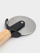 Нож для пиццы Magistro, 20×8×3 см, нержавеющая сталь, ручка каучук, бежевая, чёрная - Фото 2