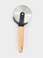 Нож для пиццы и теста Magistro, 20×8×3 см, нержавеющая сталь, ручка каучук, бежевая, чёрная - Фото 5