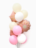 Воздушные шары «Розовая гитара», фольга, латекс, набор 12 шт. - Фото 4