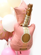 Воздушные шары «Розовая гитара», фольга, латекс, набор 12 шт. - Фото 7