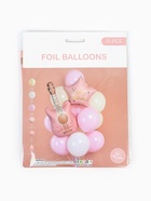 Воздушные шары «Розовая гитара», фольга, латекс, набор 12 шт. - Фото 10