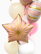 Воздушные шары «Розовые грани», фольга, латекс, набор 12 шт. - Фото 5