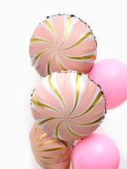 Воздушные шары «Розовые грани», фольга, латекс, набор 12 шт. - Фото 6