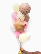 Воздушные шары «Розовые грани», фольга, латекс, набор 12 шт. - фото 68181532