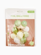 Воздушные шары «Зелёные грани», фольга, латекс, набор 12 шт. - Фото 8