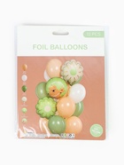 Воздушные шары «Капибара с ромашкой», фольга, латекс, набор 12 шт. - фото 120956497