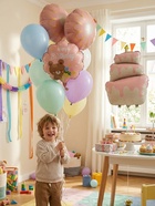 Воздушные шары «Розовый тортик», фольга, латекс, набор 12 шт. - Фото 12