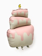 Воздушные шары «Розовый тортик», фольга, латекс, набор 12 шт. - фото 120956501