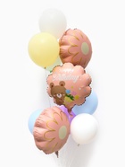 Воздушные шары «Розовый тортик», фольга, латекс, набор 12 шт. - фото 120956504