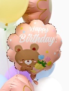 Воздушные шары «Розовый тортик», фольга, латекс, набор 12 шт. - Фото 7